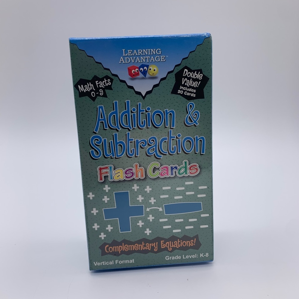Learning Advantage Addition & Subtraction Complementary Equations Flash Cards